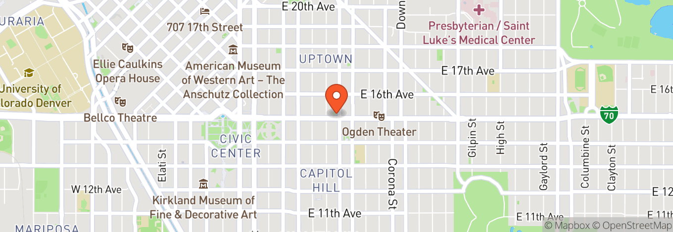 Map of Denver Male Strippers Unleashed