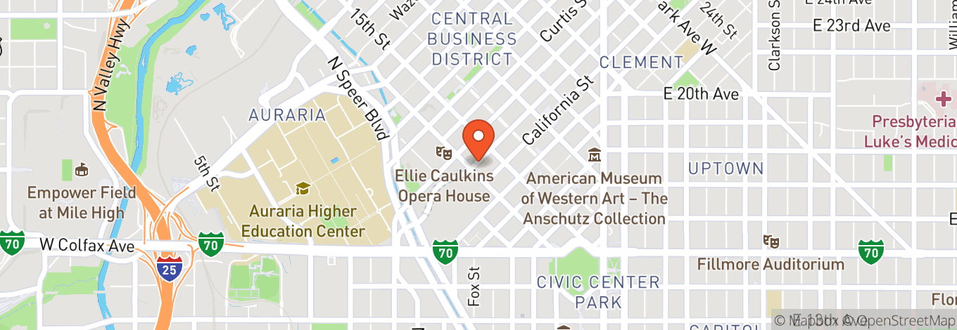 Map of Embassy Suites by Hilton Denver Downtown Convention Center