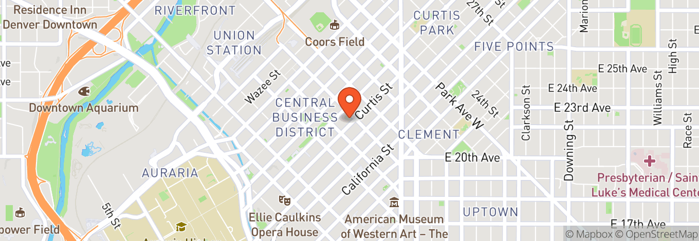 Map of The Ritz-Carlton, Denver