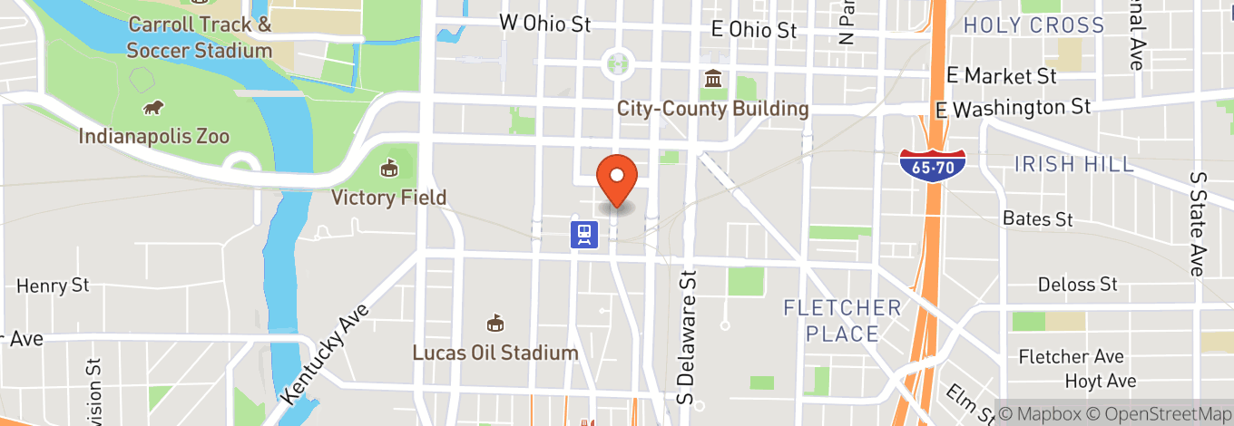 Map of Muscle Men Male Strippers Revue Indianapolis