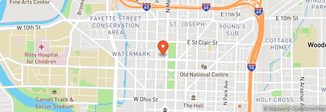 Map of Scottish Rite Cathedral