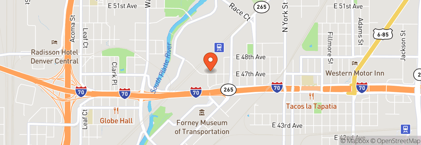 Map of Events Center At National Western Complex