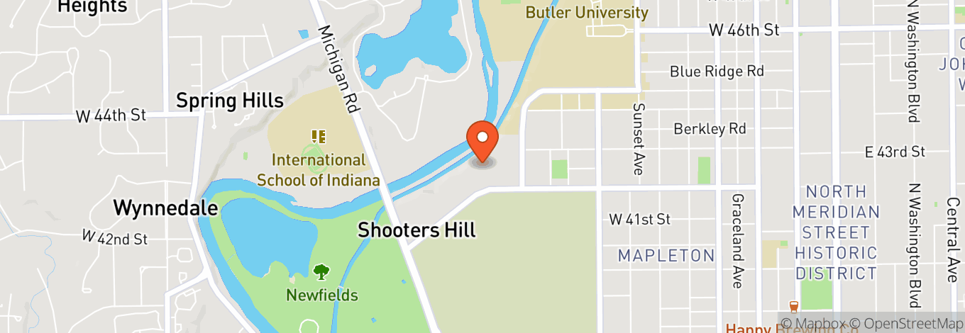 Map of Shelton Auditorium at Butler Arts Center