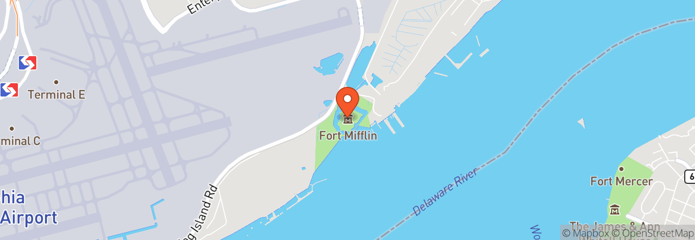 Map of Fort Mifflin