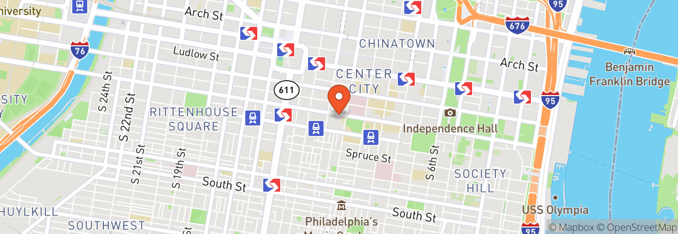 Map of Forrest Theatre
