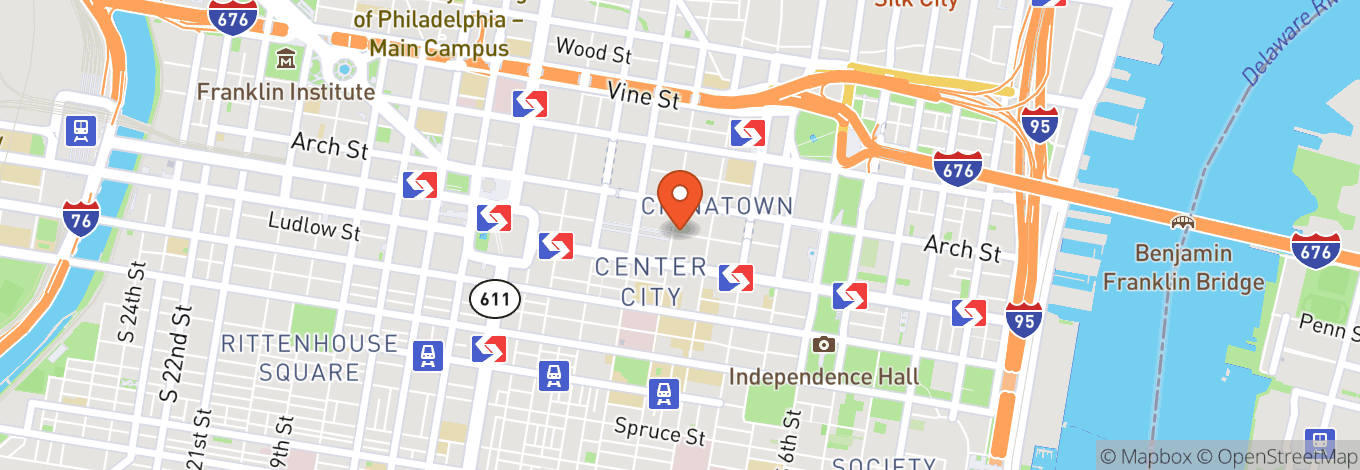 Map of City Winery Philadelphia