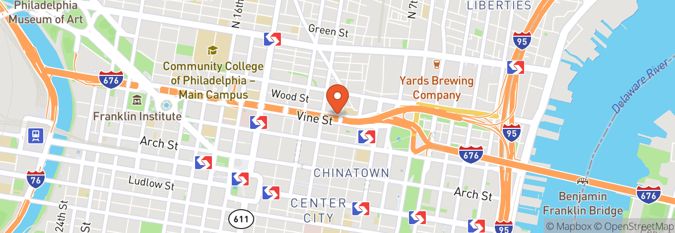 Map of Velvet Whip Philadelphia