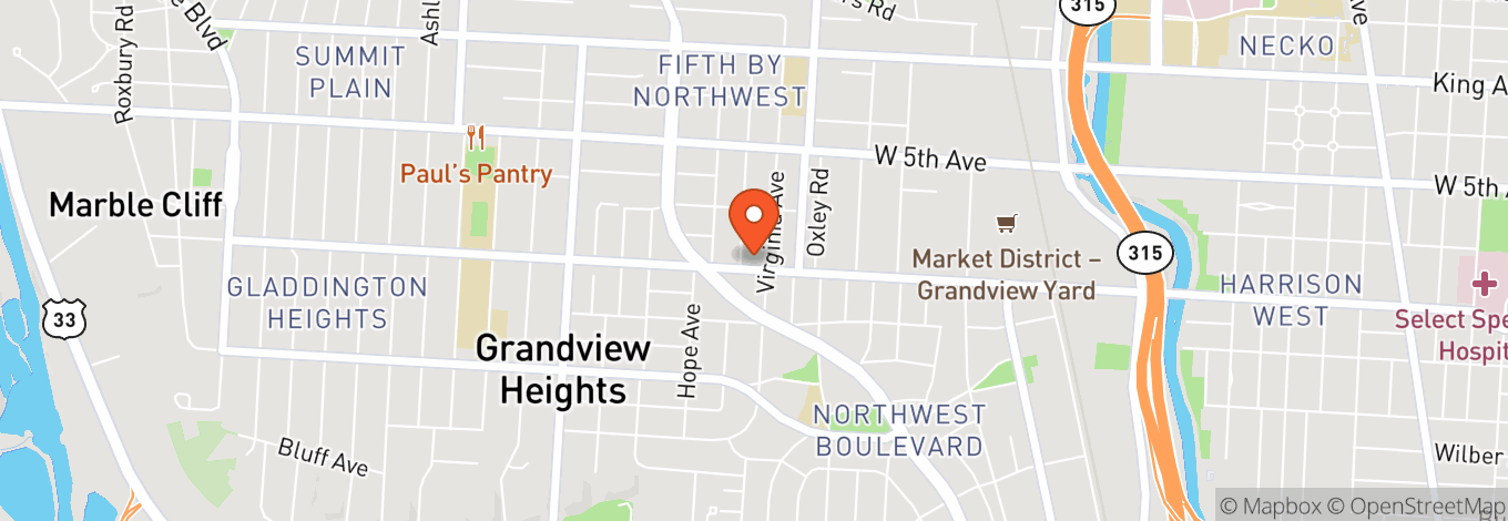 Map of Woodlands Tavern