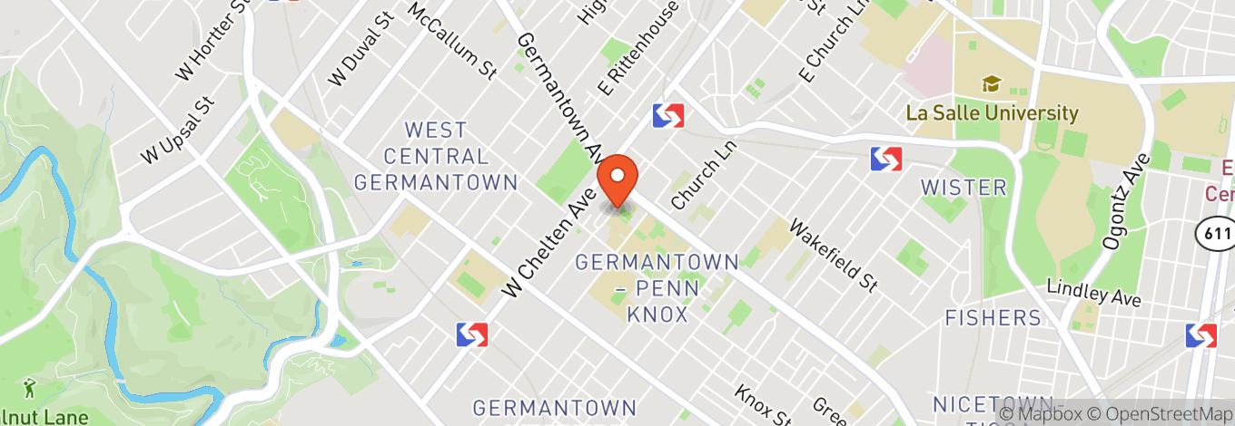 Map of Greene Street Friends School