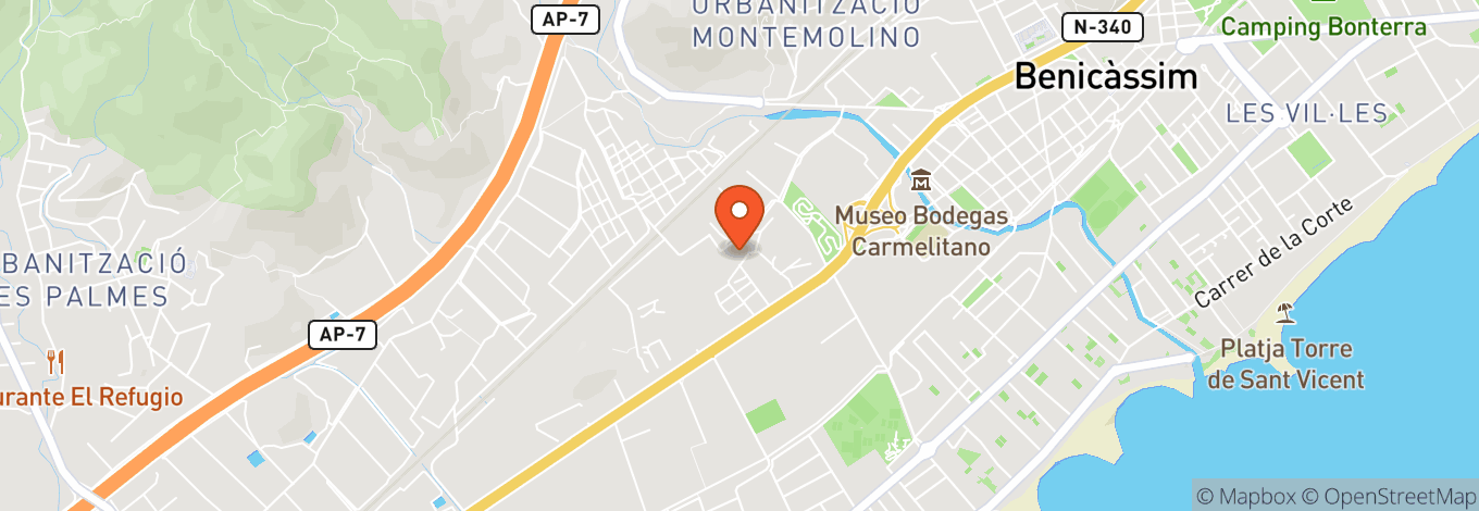 Map of Fib Festival International Benicassim