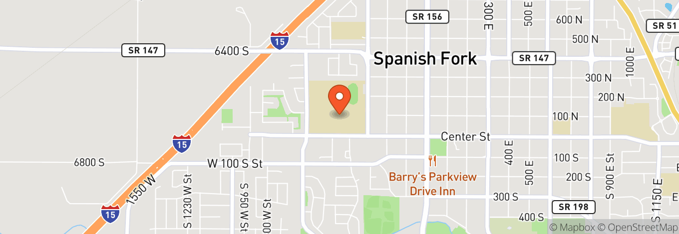 Map of Spanish Fork High School