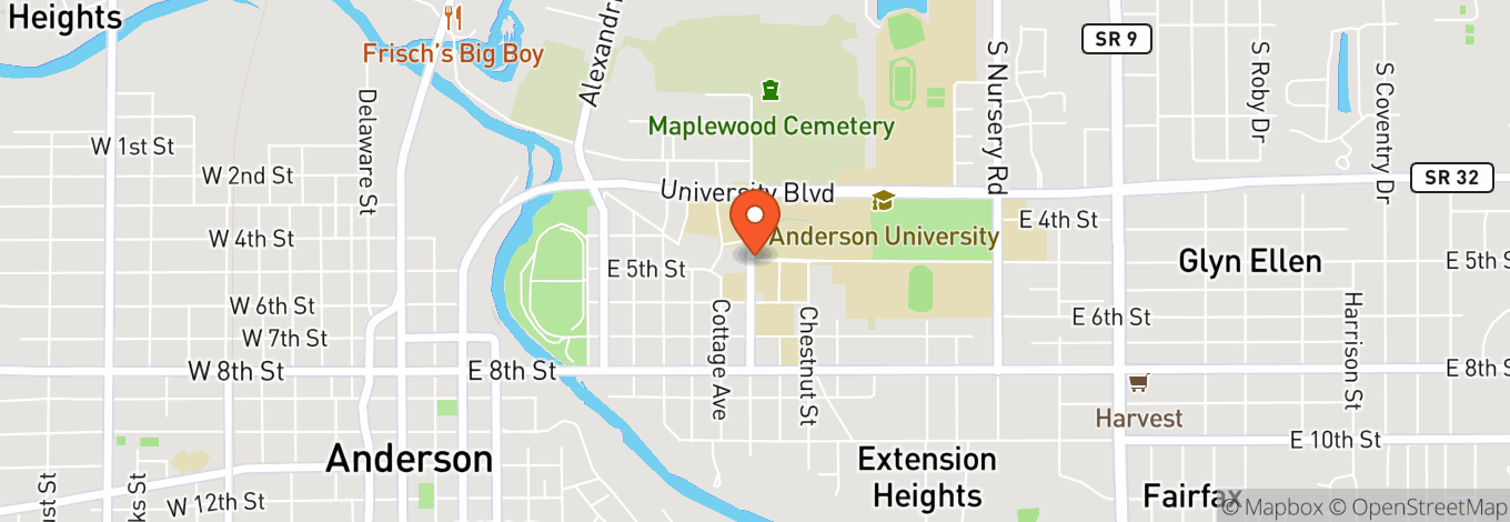 Map of Reardon Auditorium