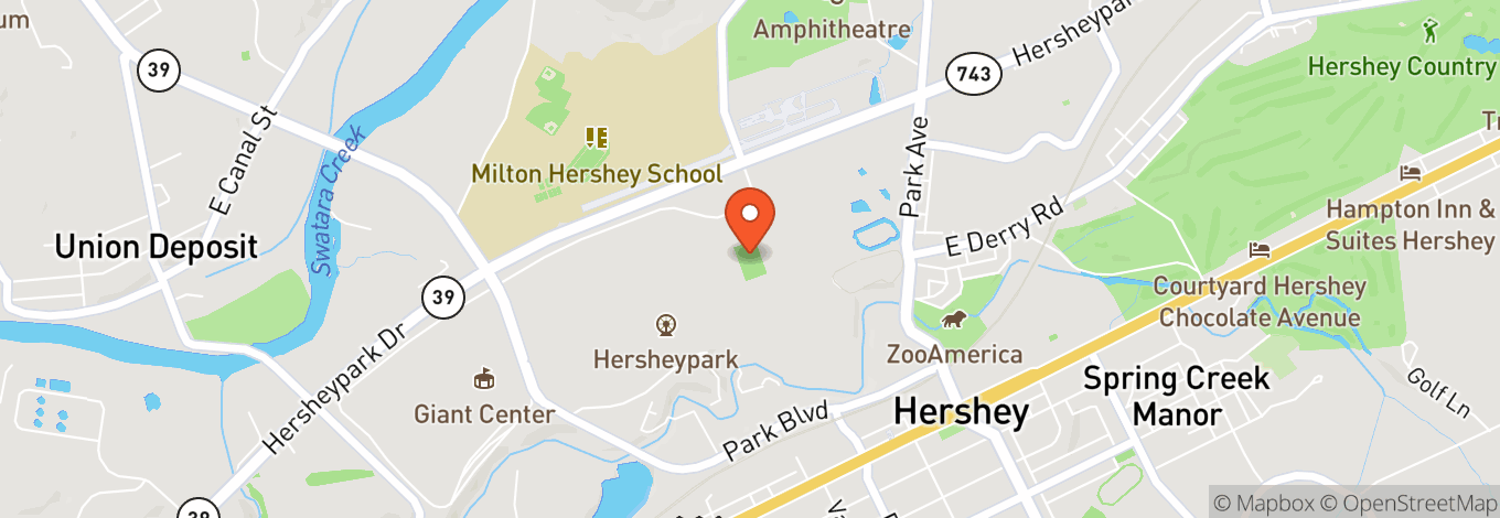 Map of Hersheypark Stadium