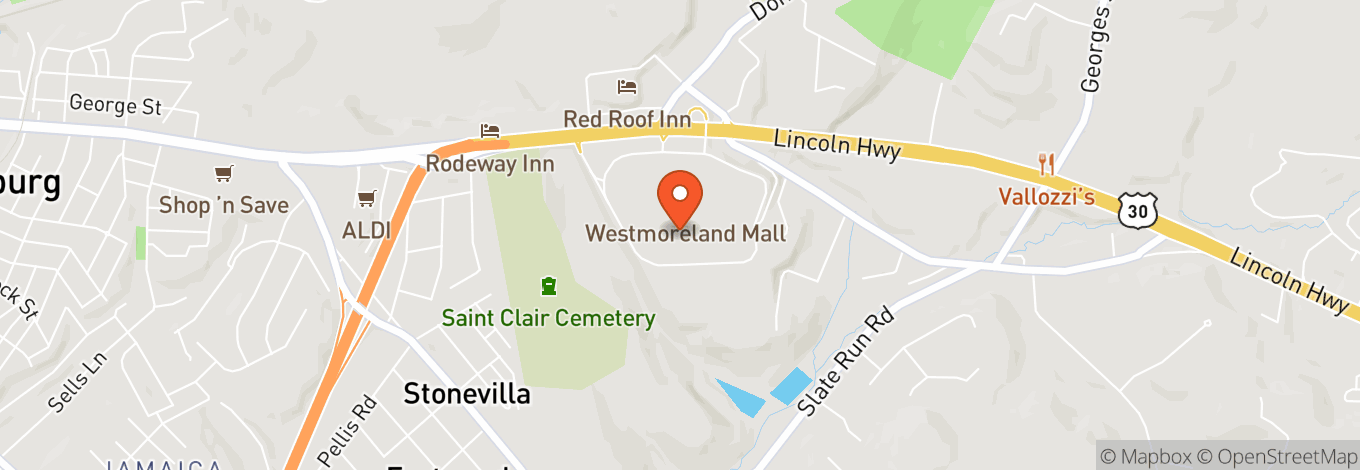 Map of Live! Casino Pittsburgh