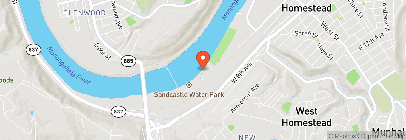 Map of Sandcastle Water Park