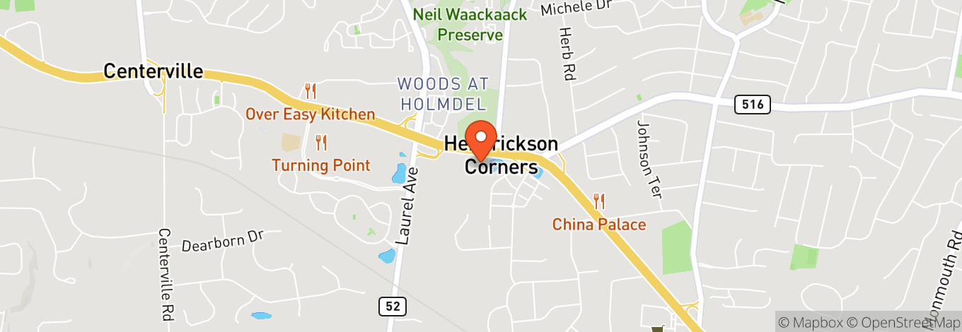 Map of PNC Bank Arts Center