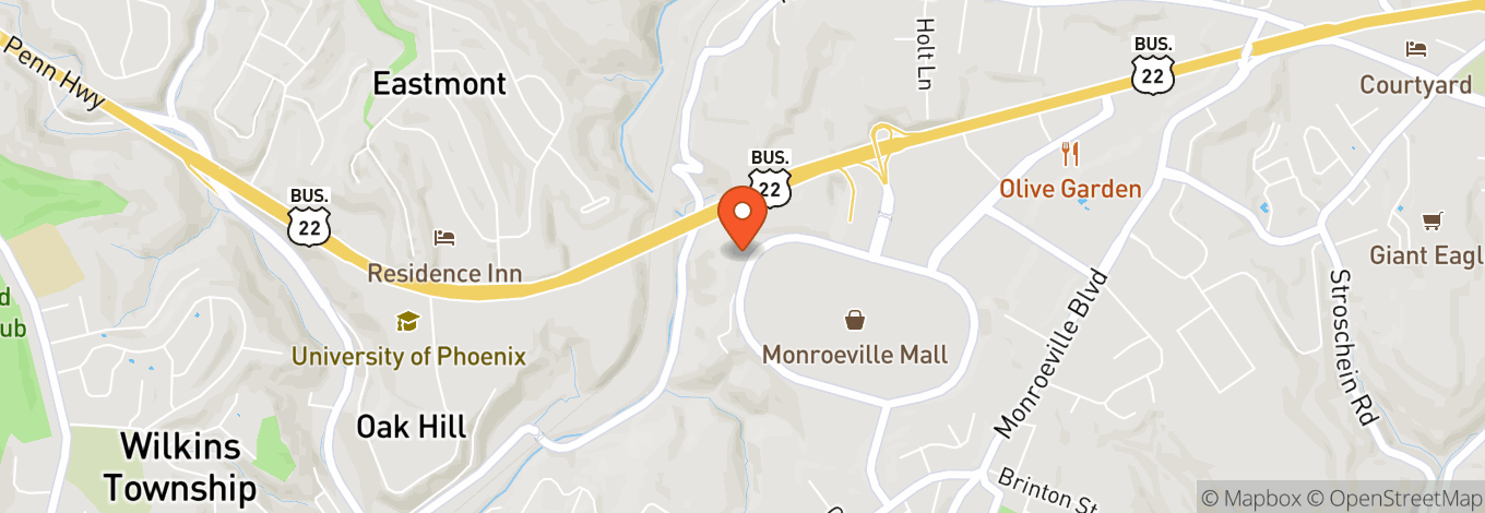 Map of Monroeville Mall