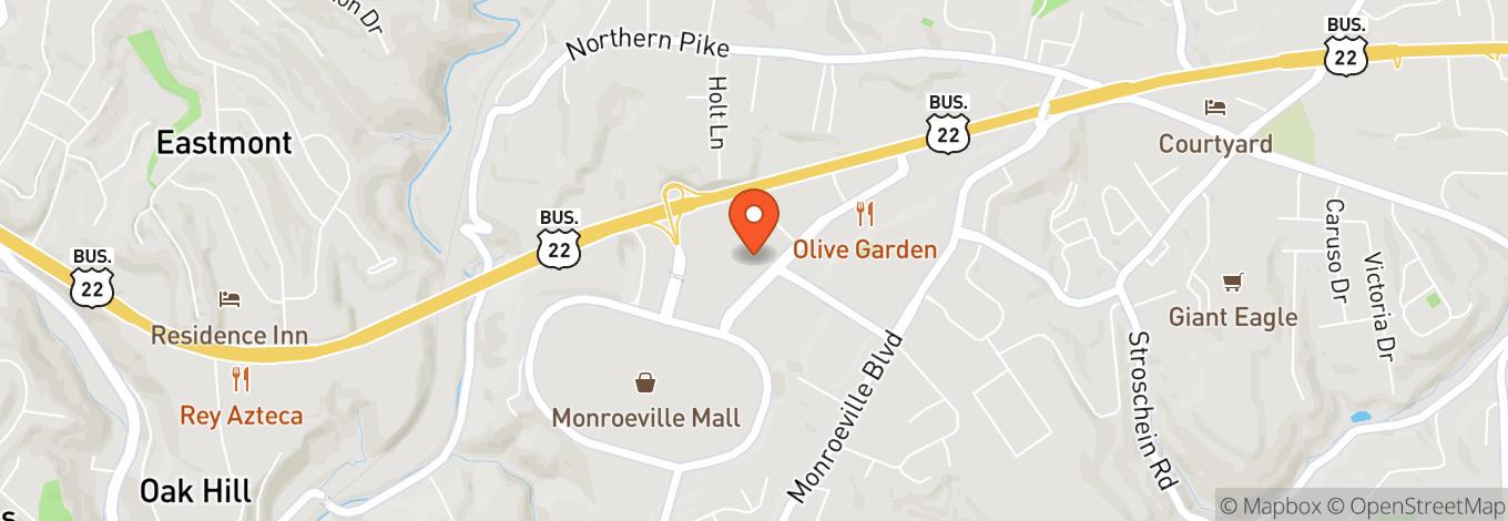 Map of Monroeville Convention And Events Center