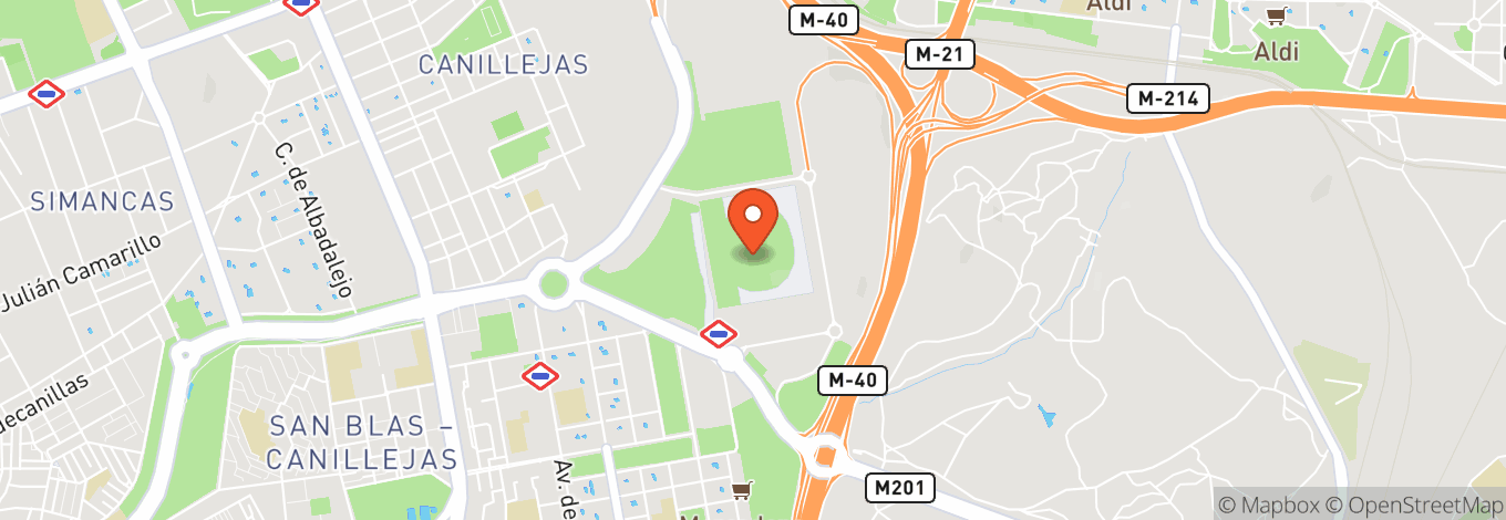 Map of Estadio Riyadh Air Metropolitano