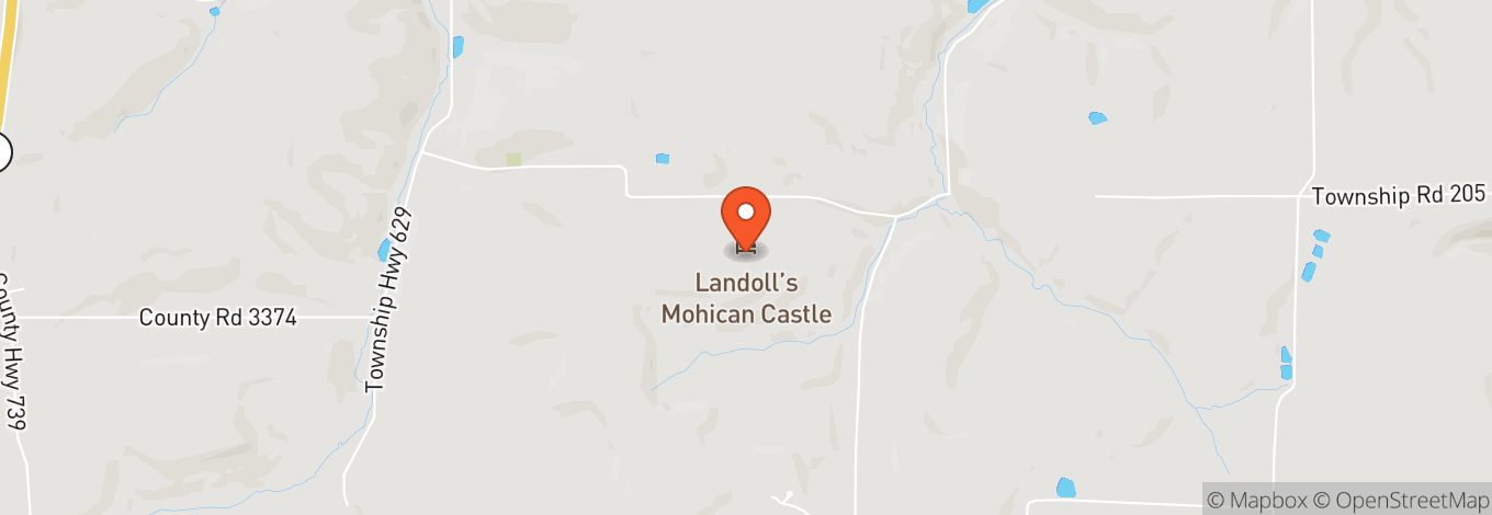 Map of Landoll's Mohican Castle - Luxury Hotel In Central Ohio