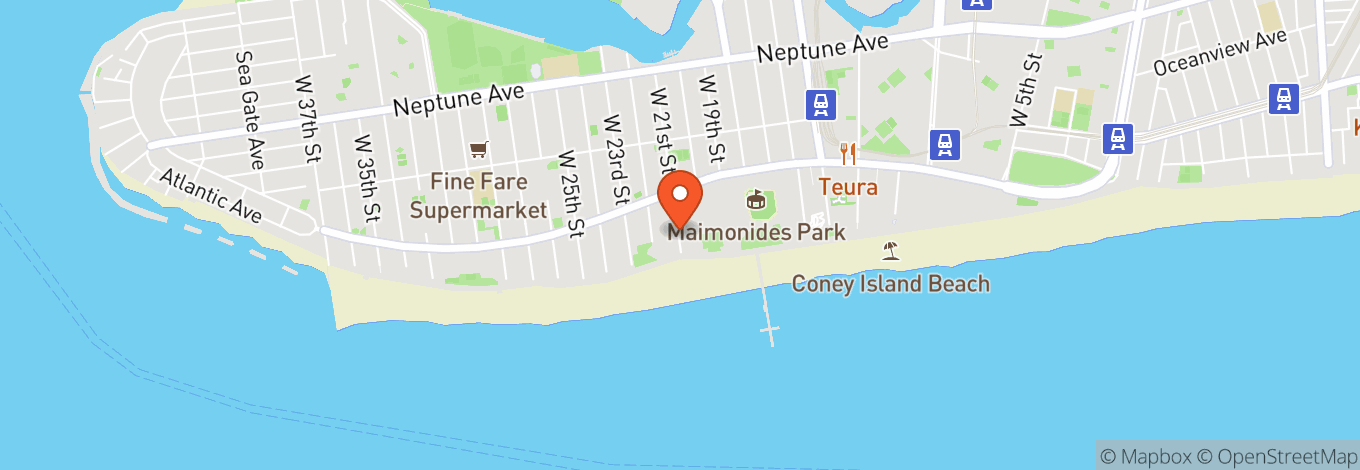 Map of The Boardwalk Lot (Coney Island)