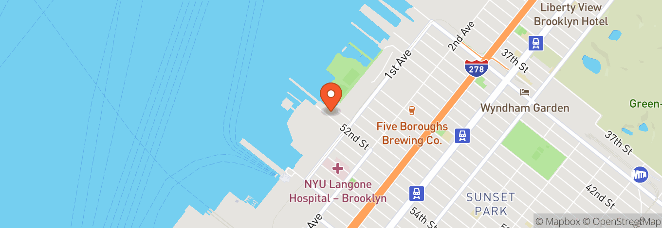 Map of The Brooklyn Hangar