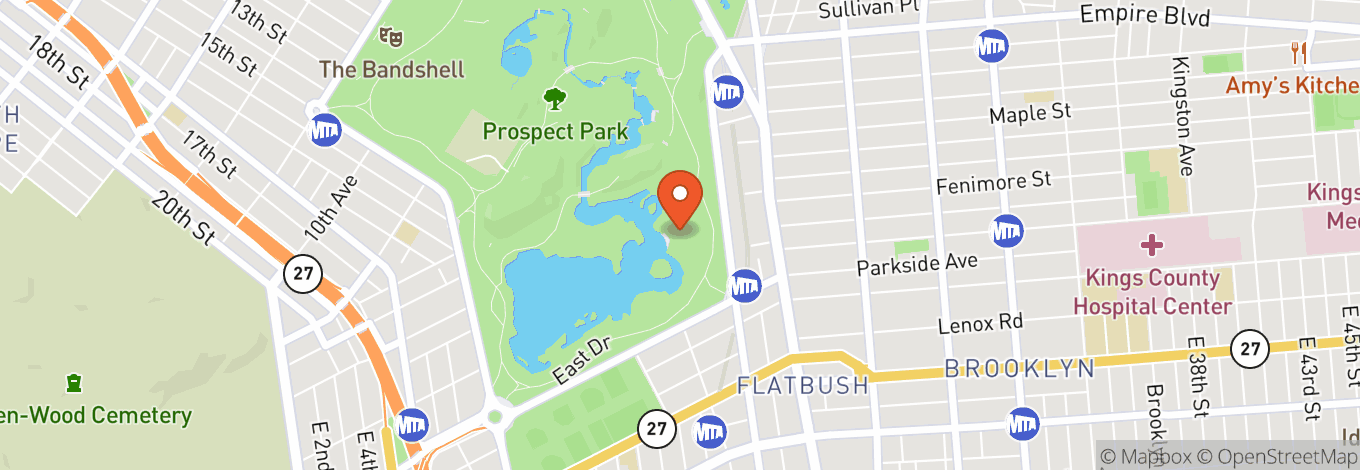 Map of LeFrak Center at Lakeside