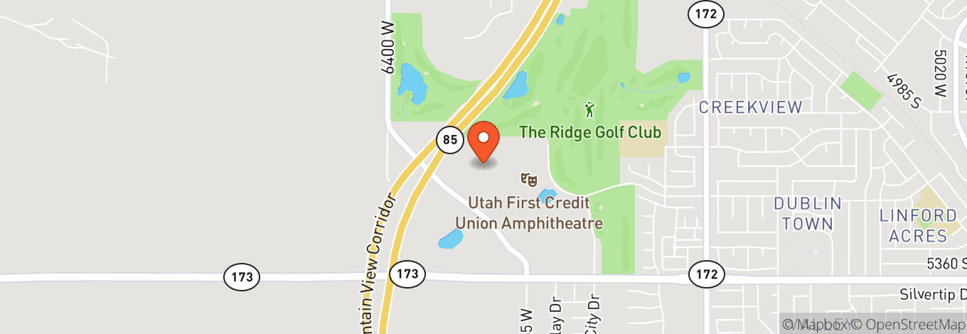 Map of Utah First Credit Union Amphitheatre