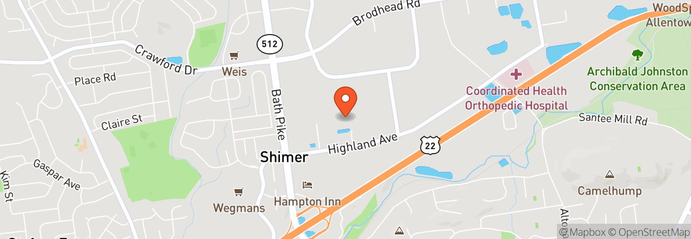 Map of SureStay Plus By Best Western Lehigh Valley