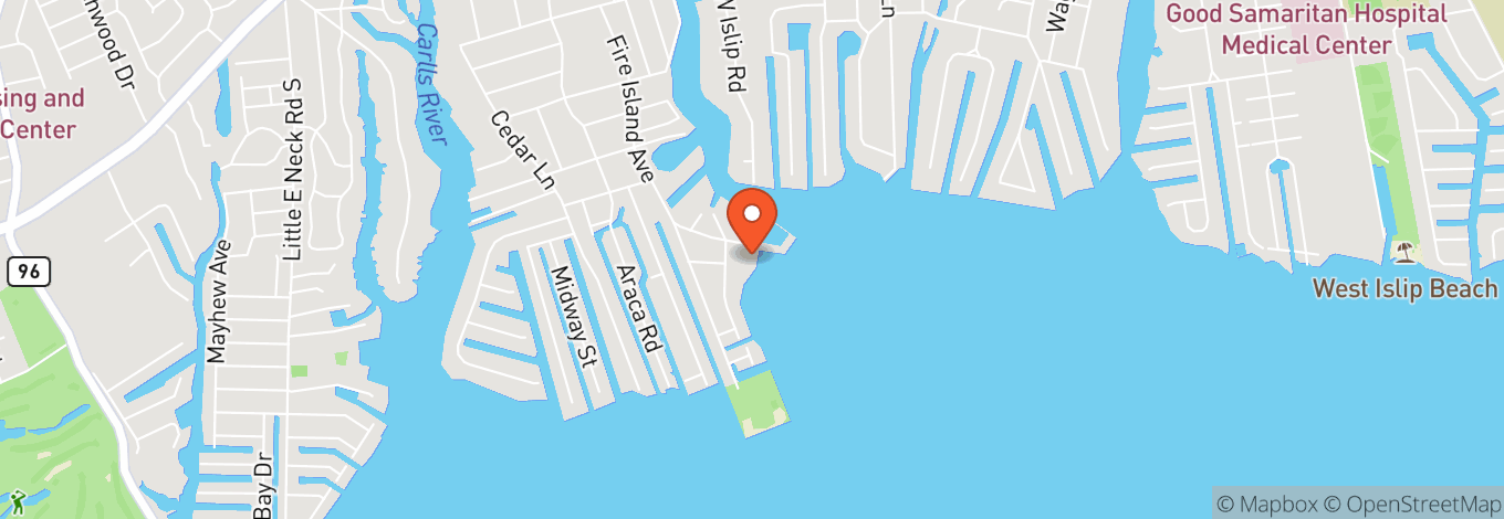 Map of 494 Fire Island Ave
