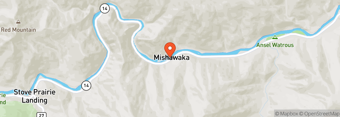 Map of Mishawaka Amphitheatre