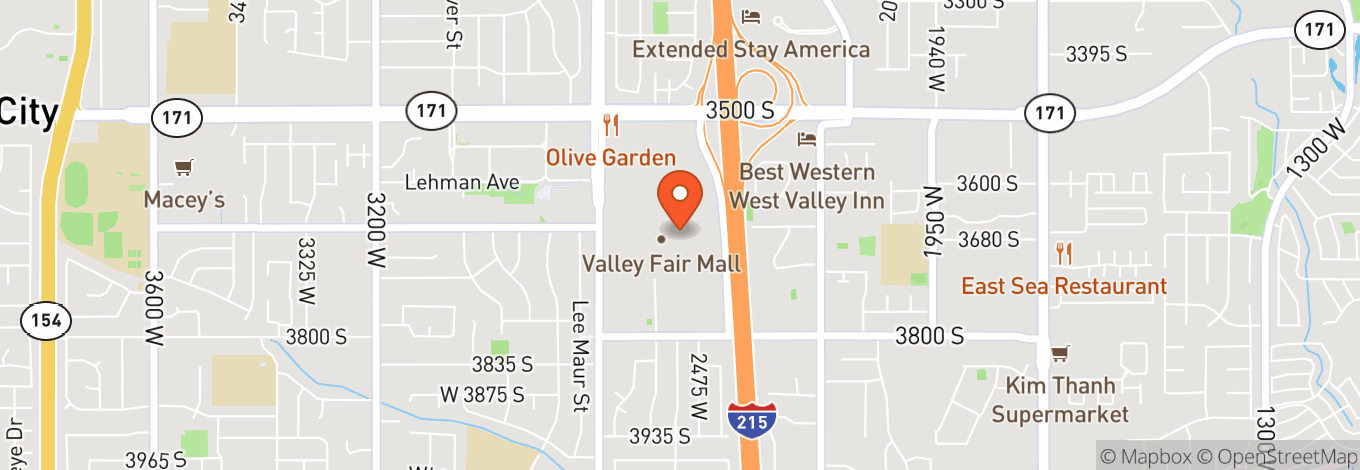 Map of Pins & Ales - Valley Fair