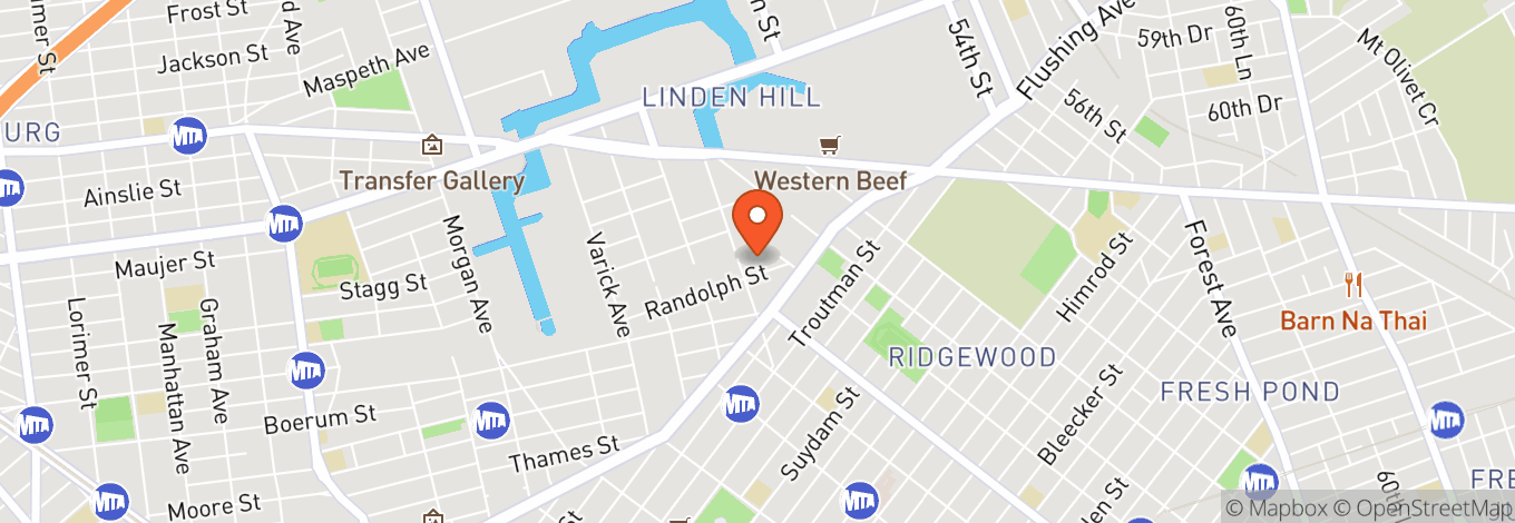 Map of Brooklyn Roots Collective