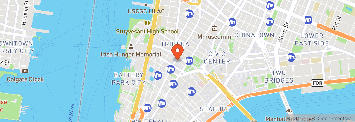Map of Church Street Boxing Gym