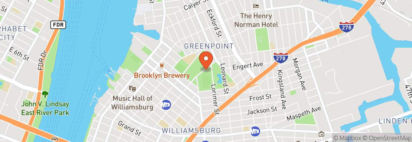 Map of McCarren Park