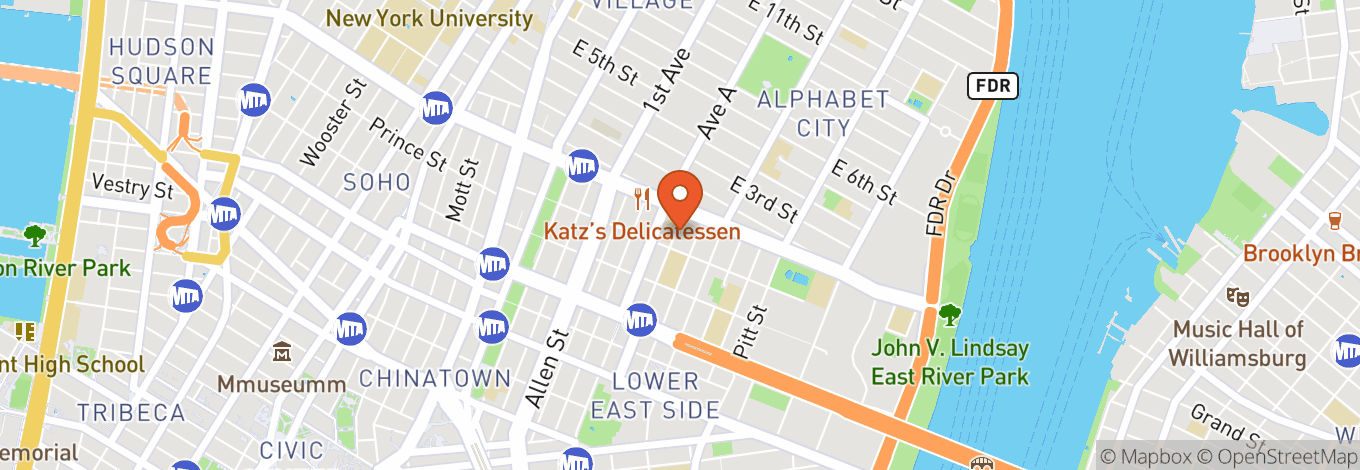 Map of Angel Orensanz Foundation