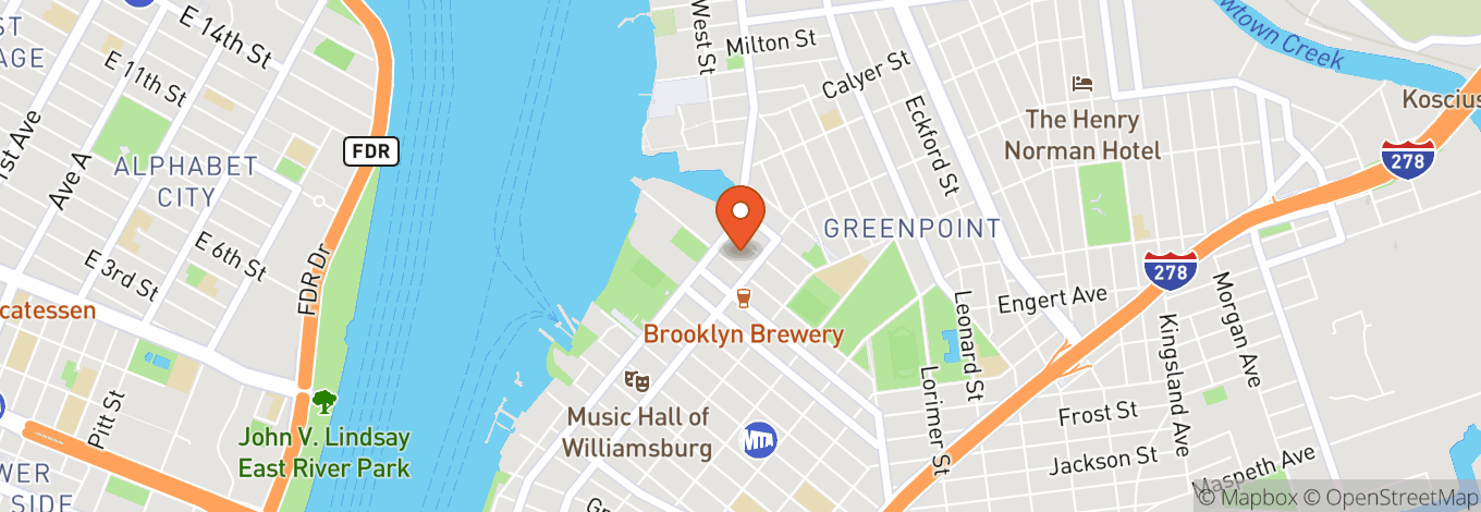 Map of Othership Williamsburg