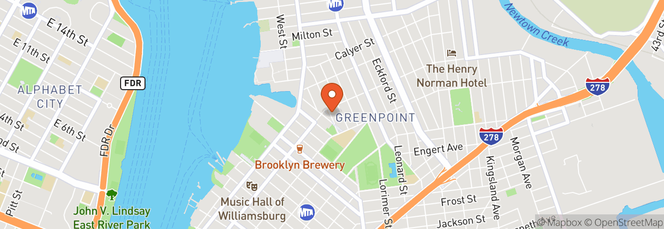 Map of BK Backyard Bar