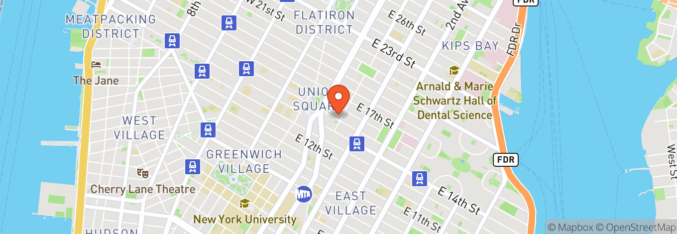 Map of Irving Plaza