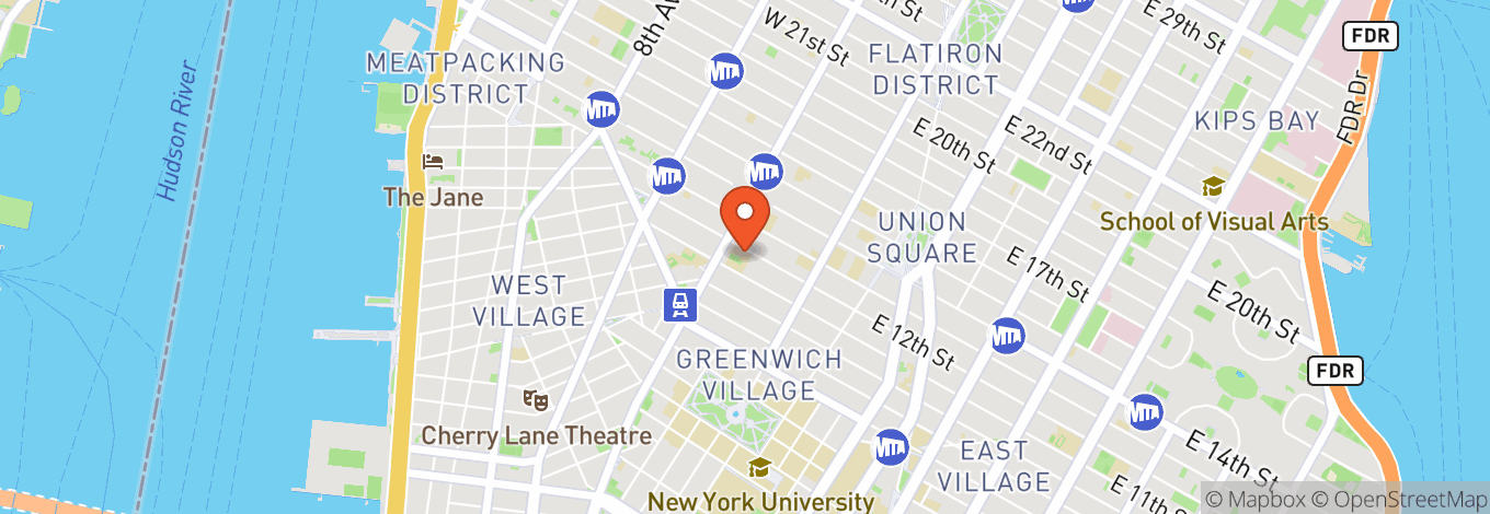 Map of Alvin Johnson/J.m. Kaplan Hall