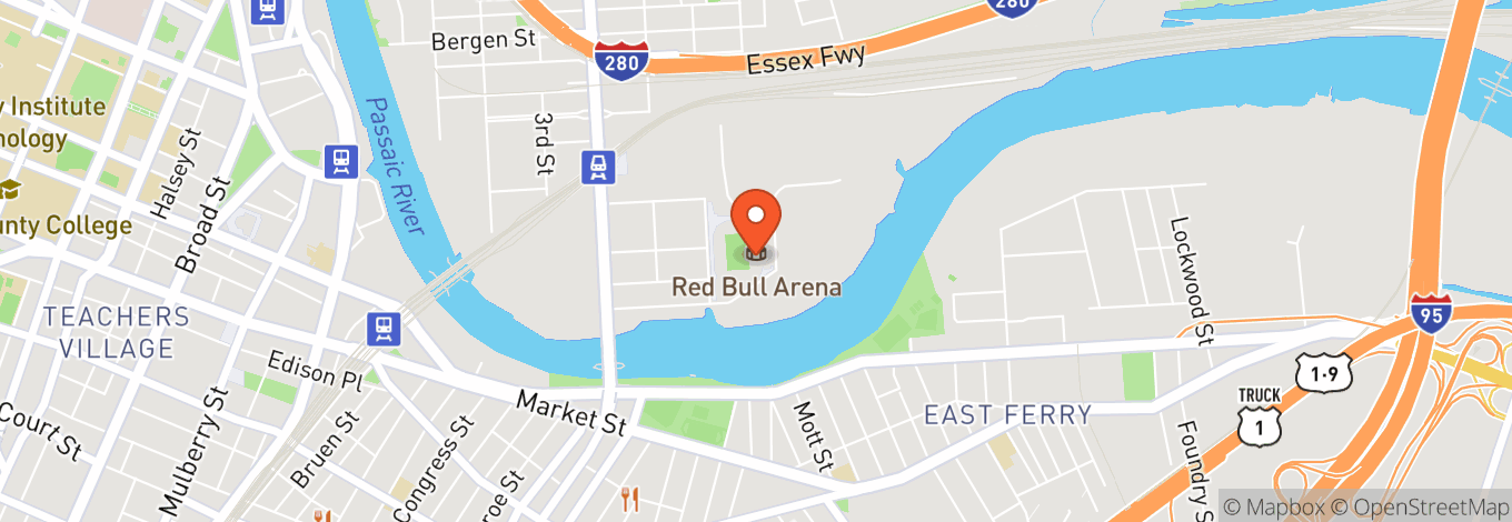 Map of Red Bull Arena