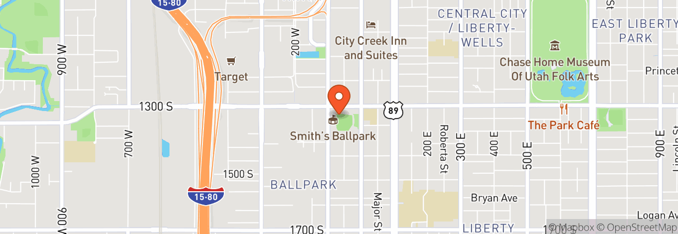 Map of Smith's Ballpark