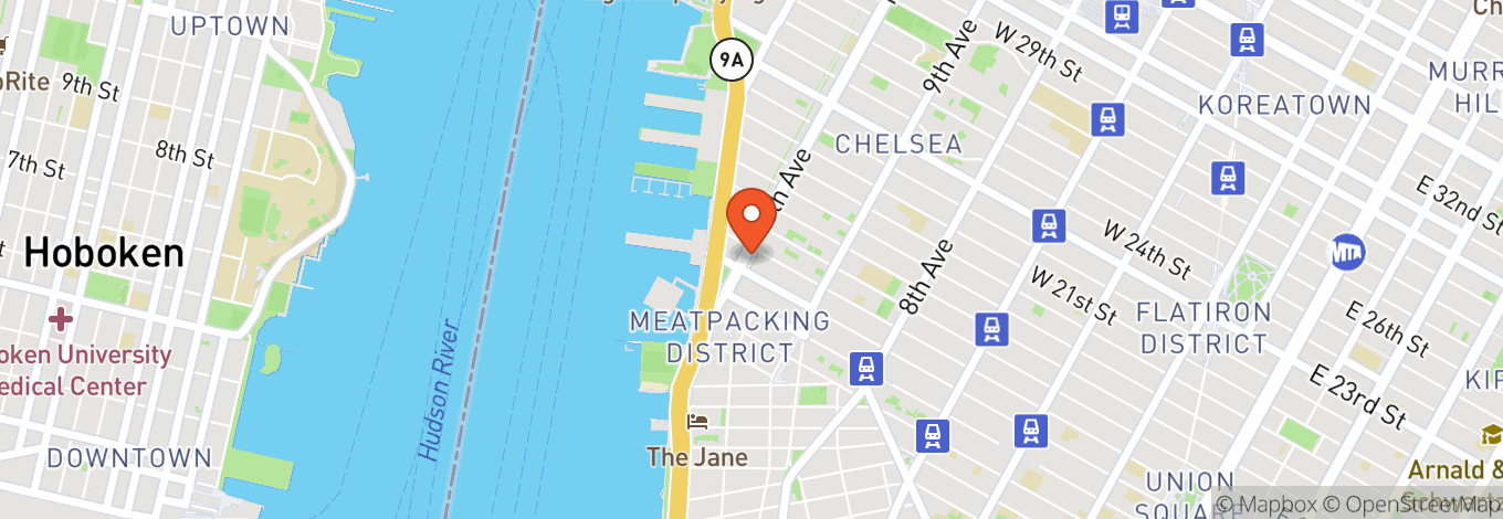 Map of West Edge Nyc