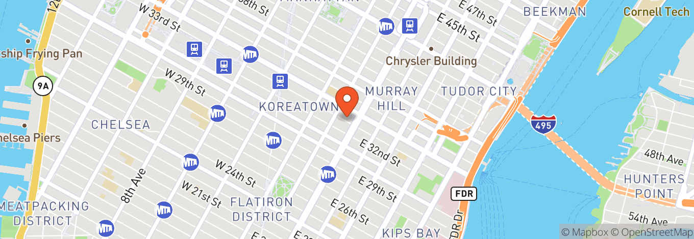 Map of The Ainsworth Midtown