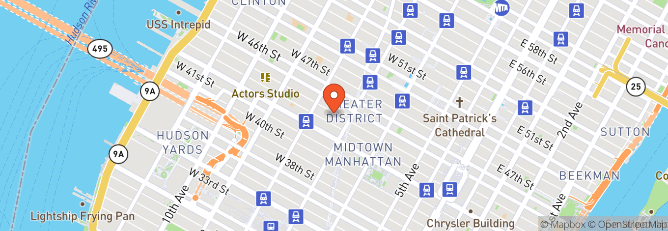 Map of Blue Midtown