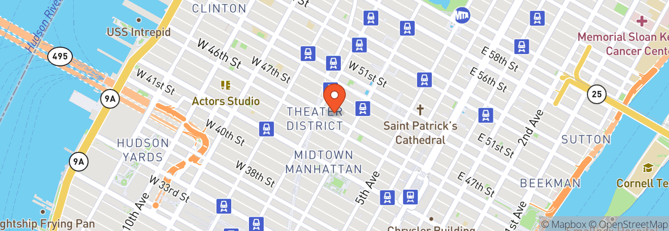 Map of Nyc Male Strippers Unleashed