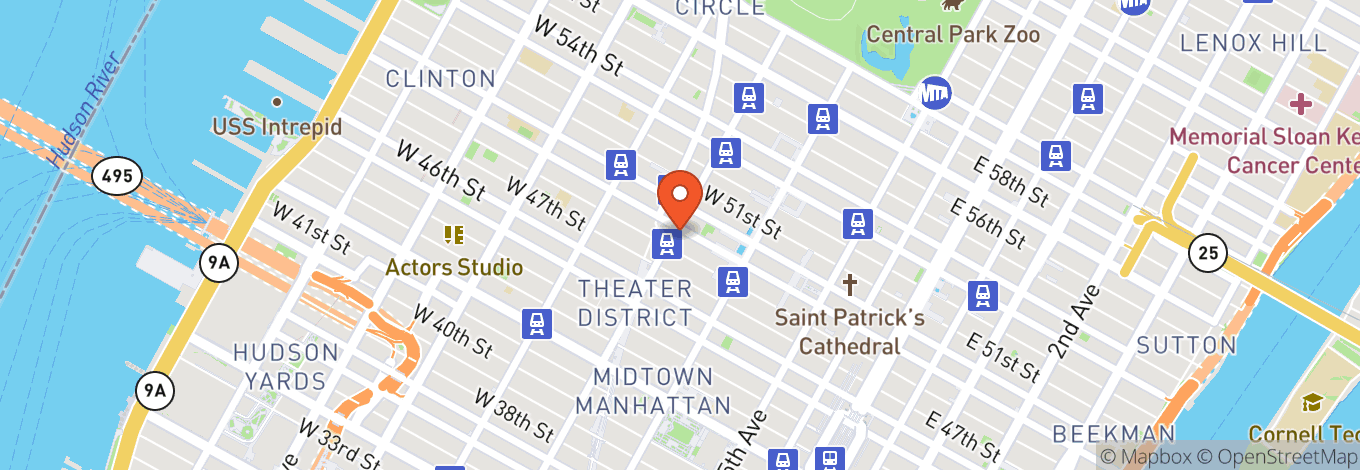 Map of Polka Theatre