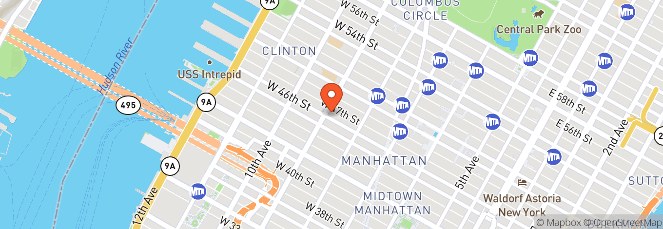 Map of The Ritz Bar & Lounge