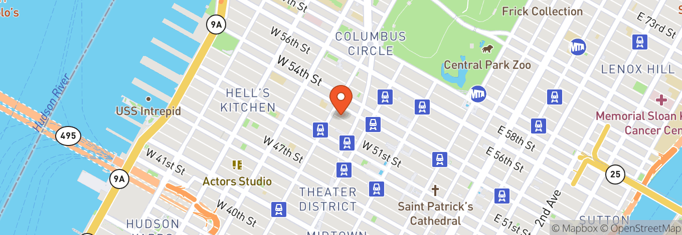 Map of August Wilson Theatre