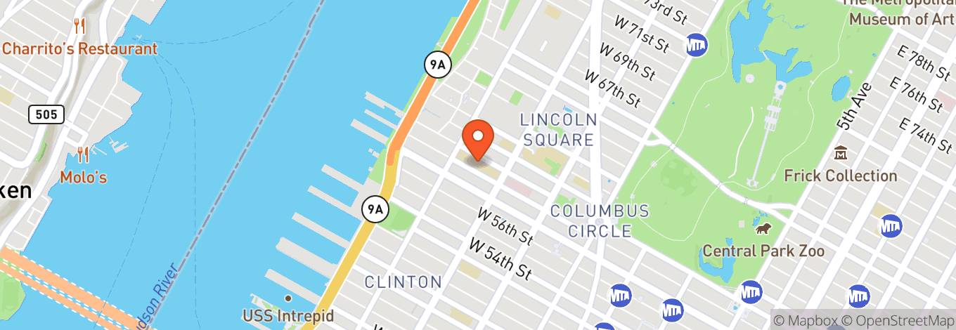 Map of Gerald W. Lynch Theater